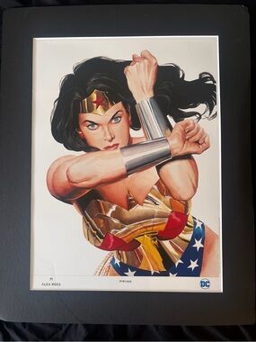 DC Comics Wonder Woman Art Print - Red, Gold, Blue